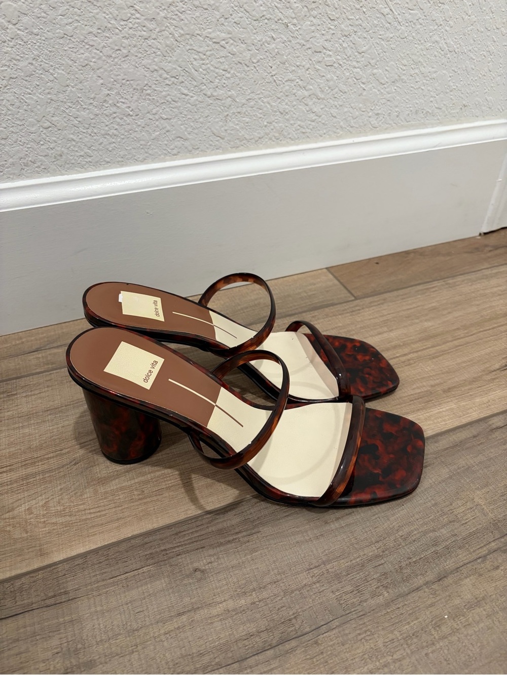 Dolce Vita Tortoiseshell jelly Heels size 9.5 - Picture 4 of 5